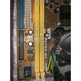 Placa Mãe Asus P5vd2-mx Usada Com Processador 1.6 Ghz