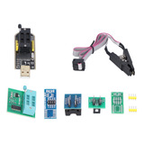 Placa mãe Do Programador Soic Sop Flash Chip Test Clip Set