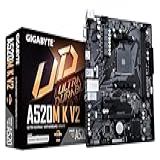 PLACA MAE GIGABYTE A520M K V2 REV 1 0 CHIPSET AMD A520 AM4 MATX DDR4 A520M K V2 1 0