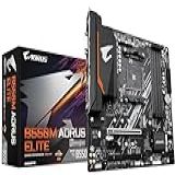 Placa Mãe Gigabyte B550M AORUS Elite- Chipset B550- AMD AM4- MATX- DDR4