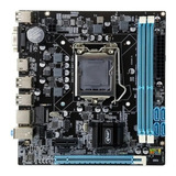 Placa Mãe Knup Kp h61 Ddr3 Hdmi Lga 1155 Processador Core I3 I5 I7 Cor Preto