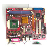 Placa Mãe Sis M863g Com Processador