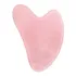 Placa Massageadora Quartzo Rosa Gua Sha Medicina Chinesa