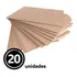 Placa Mdf Cru 20x28 A4 20 Unid Chapas 3mm Artesanato Quadros Beethoven Agropet