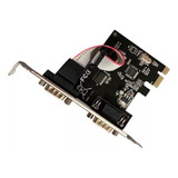 Placa Multi Serial Pci Express X1 Db9 Rs232 Dex Dp 19