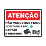 Placa Nao Vendemos Fiado