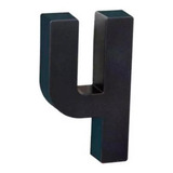 Placa Número Residencial Preto Roper Plast Proteção Uv Cor 4 Preto G
