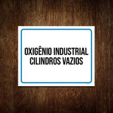 Placa Oxigenio Industrial Cilindros