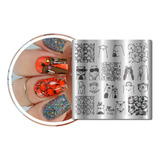 Placa Para Carimbo De Decoração Unhas P102 Urso
