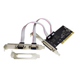 Placa Pci 2 Portas Seriais Rs232 Grátis Perfil Baixo Serial