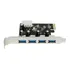 Placa Pci-e Com 4 Portas Externas Usb 3.0 5gbps Pc Desktop