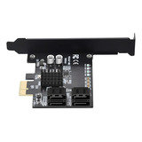 Placa Pci e Controladora Sata 3 0 Com 4 Portas Cabos 6gbs 