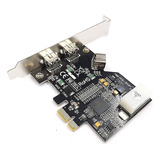 Placa Pci e Firewire 800 De 3 Portas Ieee External1394b X 2 