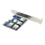 Placa Pci e Multiplicadora Para Cabo Riser 1x4 Mineração