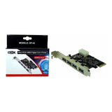 Placa Pci e Usb 3 0 5gbps Com 4 Portas Dp 43