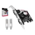 Placa Pci Express 2 Saidas Portas Seriais Rs232 Rs485 Rs422