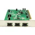 Placa Pci Fiirewire 1394 3 Portas 800 9 E 6 Pinos Chip Texas
