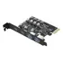 Placa Pcie De Expansão 2 Portas Usb 3.2 Gen1 + 2 Usb Tipo C