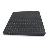Placa Piso De Borracha Moeda 3mm 50x50cm Antiderrapante 25un
