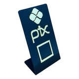 Placa Pix Acrilica Qr