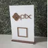 Placa Pix Pagar Com Qr Code Acrilico Espelhado Balcão Loja