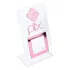 Placa Pix Qr Code Display Pagamentos Acrílico Transparente Cor Transparente E Rosa