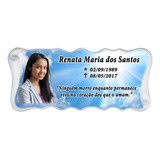 Placa Porcelana Pergaminho 12x26