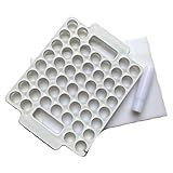 Placa Porcionadora De Doces Brigadeiro Beijinho 13g 50 Furos Caparroz