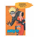 Placa Poster Naruto 01 Formato A1