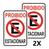 Placa Proibido Estacionar Garagem