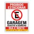 Placa Proibido Estacionar Garagem Guincho Lei 40x30cm Ps 1mm