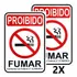 Placa Proibido Fumar   Lei Federal   20x30   Kit Com 02