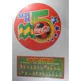 Placa Promocional Coca Cola