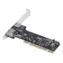 Placa Ps2 Ps/2 Pci Suporte De Baixo Perfil Placa Pci Ps2 Par