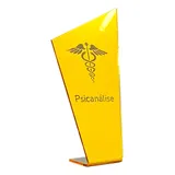 Placa Psicanalise Estatueta Simbolo