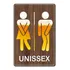 Placa Pvc Banheiro Masculino / Feminino Cerveja Bar