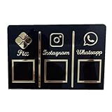 Placa Qr Code Pix, Instagram E Whatsapp Comércio Balcão