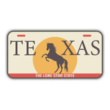 Placa Quadro Carro Texas