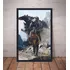 Placa Quadro Decorativo God Of War Kratos Ps3 Ps4 Gamer 091 Cor Kratos God Of War Cor Da Armação Playstation Gamer