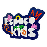 Placa Quadro Espaco Kids