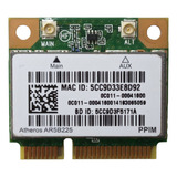 Placa Rede Sem Fio Wireless Notebook Mini Pci e Ar5b225