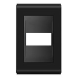Placa Refinatto Style Preto preto 4x2 1 Posição Weg