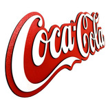 Placa Refrigerante Coca Cola Logo 3d Relevo Bar Restaurante
