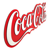 Placa Refrigerante Coca Cola Logo 3d Relevo Bar Restaurante