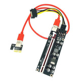 Placa Riser Pci e Express Ver009s Usb 3 0 Extensor Ethereum