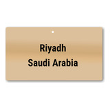 Placa Riyadh Saudi Arabia