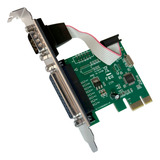 Placa Serial Paralela Pci Express X1 Db9 Rs232 Db25 Rs485