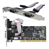 Placa Serial Pci Flexport F1141e 4 Portas Seriais Rs232 Db9