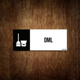 Placa Setor Ícone Dml 30x10
