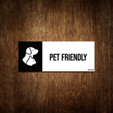 Placa Setor Icone Pet